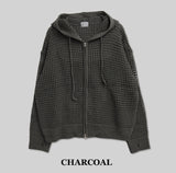 Mash Hood Knit Zip-Up