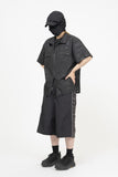 Sedici side shirring bermuda pants