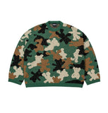 Teddy Bear Camouflage Knit Sweater