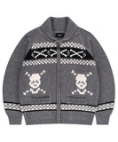 SKULL COWICHAN KNIT SWEATER