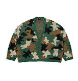 Teddy Bear Camouflage Cardigan