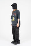 Crack Vintage Washing Short Sleeve T-Shirt