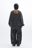 Cell Stone Washed Waffle Long Sleeve T-Shirt