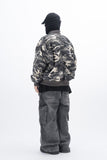 Ricot Shirring Camo MA-1 Jumper