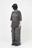 Bez Dyed Washed Half-Sleeve T-Shirt