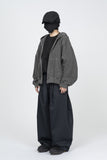 Jibany Dart Snap Wide Balloon Pants