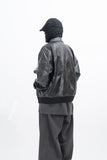 Glady Crack Over Leather Jacket