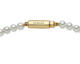 H edition Silver(Y) White Pearl Bead Necklace 4mm