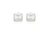 H Edition (M) Matte Castanets Square Earrings