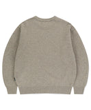 BASIC LOGO NEP KNIT SWEATER