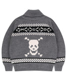 SKULL COWICHAN KNIT SWEATER