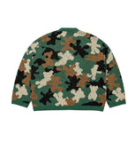 Teddy Bear Camouflage Knit Sweater