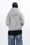 Eyelet Fleece Hooded Zip Up