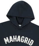 TWILL CUT OFF APPLIQUTE HOODIE
