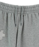 mah CUT OFF APPLIQUE SWEATPANT