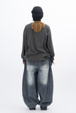 Moriah Henley Neck Dyeing Long Sleeve T-Shirt