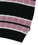 MESH STRIPE KNIT