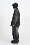 Mekhi Clan Leather Jacket