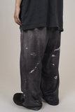 Fake Denim Printing Pants