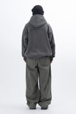 Lever Knee Pintuck Washed Cotton Pants