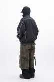 Vichy High-neck Racing Blouson Jacket