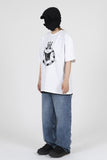 Black 666 Cat Short Sleeve T-Shirt