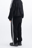 Stua Velour Velvet Set-Up Sweatpants