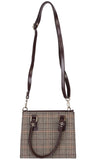 Ted check tote bag