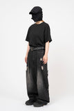 Rishi Shoulder Cut Short Sleeve T-shirt