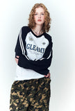 Glimy V-neck Long Sleeve