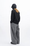 Ove herringbone side tuck pants