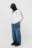 Solari Pocket Wide Balloon Banding Denim