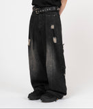 Harville Curve Cut Pocket Denim