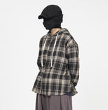 Peko Hooded Check Shirt