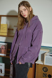 [2-WAY] Sleeve Star Pigment Hood Zip-Up