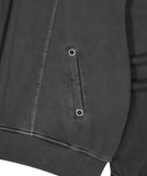 PIGMENT STRIPE MIXED ZIP UP HOODIE