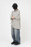 Snap Catbrush Wide Banding Denim