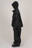 Coated Damage Black Denim