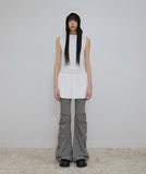 Asymmetrical Drape Pants