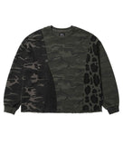 Camouflage Leopard Mixed Sweatshirt