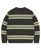 MESH STRIPE KNIT