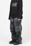 Kefi Front Pocket Painting Washed Dart Pants