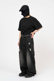 Harville Curve Cut Pocket Denim