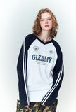 Glimy V-neck Long Sleeve