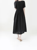 Salmon Smoke Linen One Piece