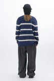 Poria Stripe Angora Cardigan