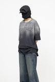 Limer embroidery pigment short sleeve t-shirt