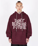 SALE★ Oversized (19)Slogan Wool Knit Hoodie