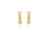 Subni Silver (C) Twist One Touch Earrings M