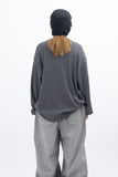 Luo Pigment Henley Neck Long Sleeve T-Shirt